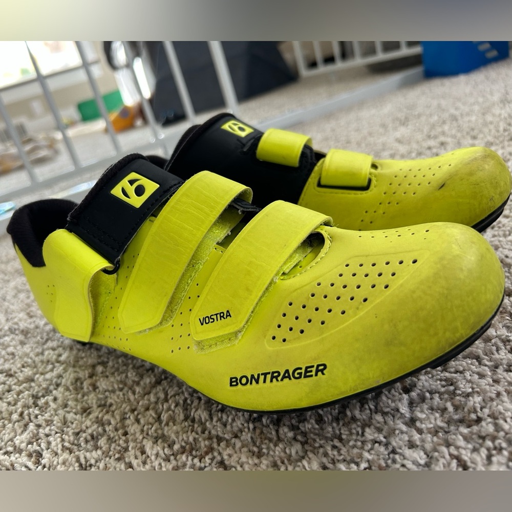 Bontrager Vostra Women’s Road Cycling Spinning Shoe 8.5 Neon Yellow